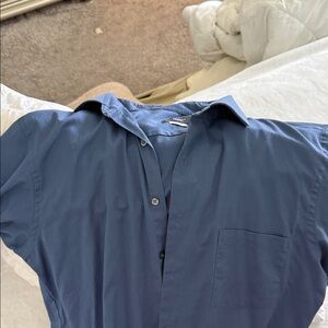 Van Heusen Classic Navy Button-Down Shirt